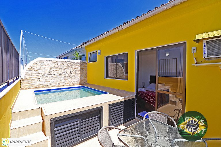 Penthouse amueblado con piscina en Río de Janeiro