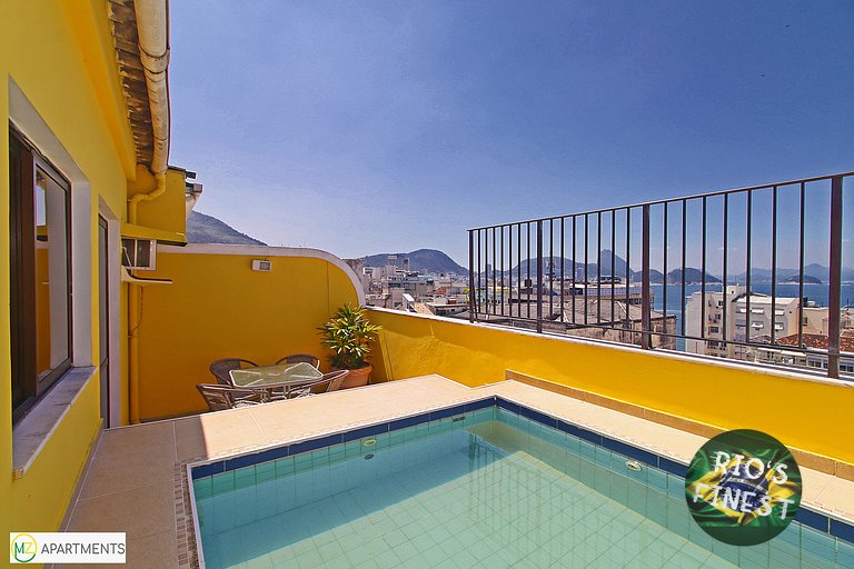 Cobertura mobiliada com Piscina no Rio de Janeiro