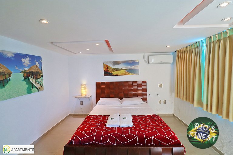 Cobertura de 4 quartos com teraço frente para o Mar no Rio