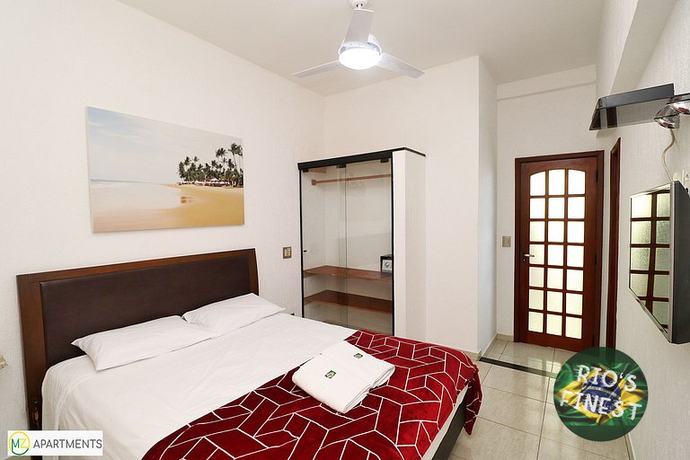 Cobertura de 4 quartos com teraço frente para o Mar no Rio