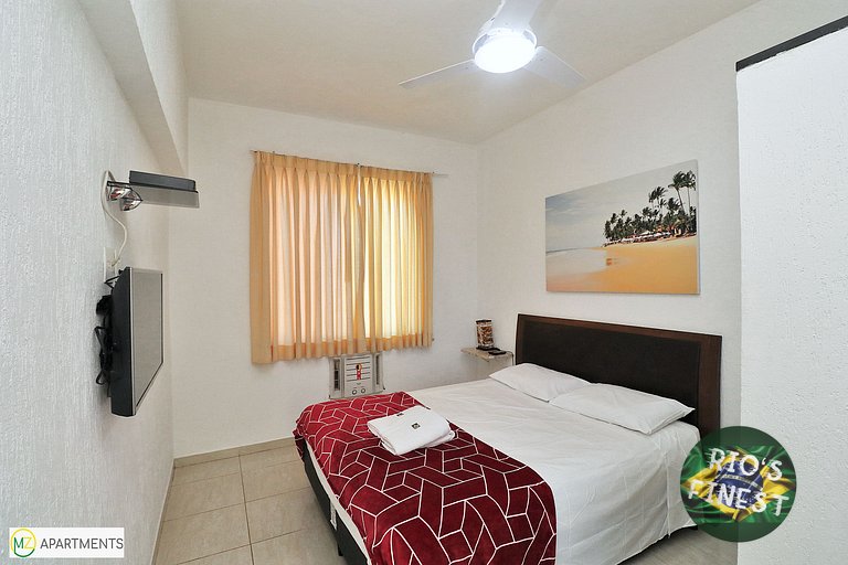 Cobertura de 4 quartos com teraço frente para o Mar no Rio