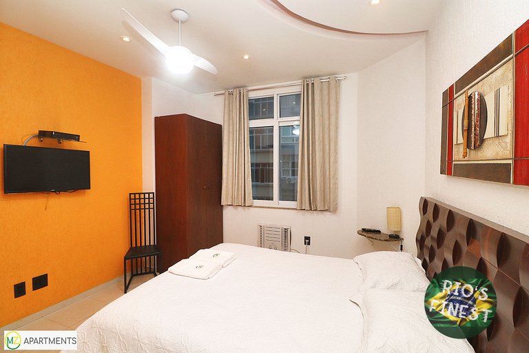 Apartamento de temporada com 3 quartos perto do mar no Rio d