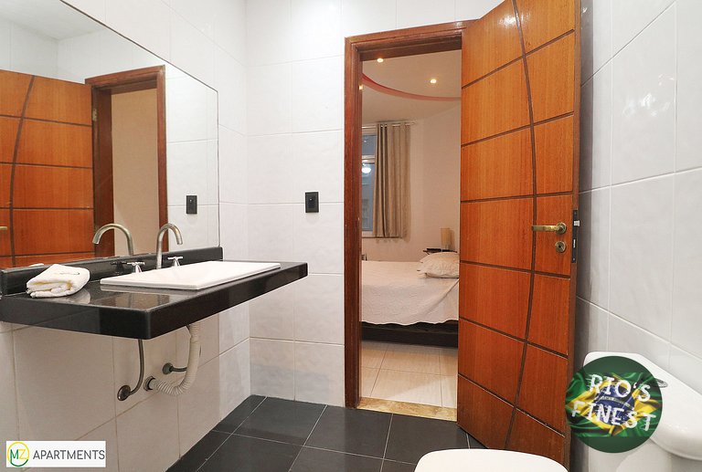 Apartamento de temporada com 3 quartos perto do mar no Rio d