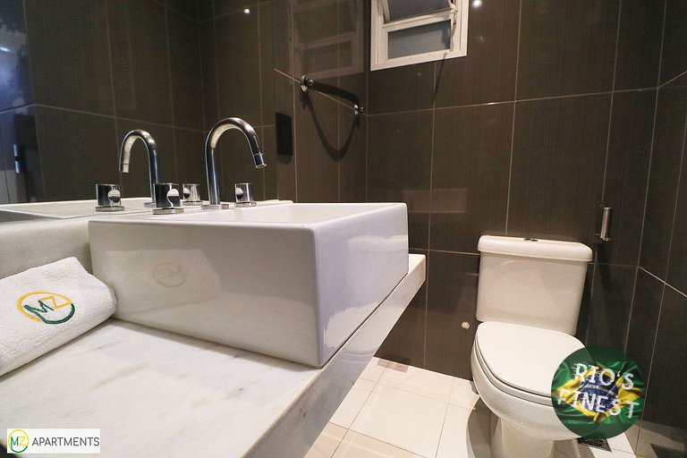 Apartamento de temporada com 3 quartos perto do mar no Rio d