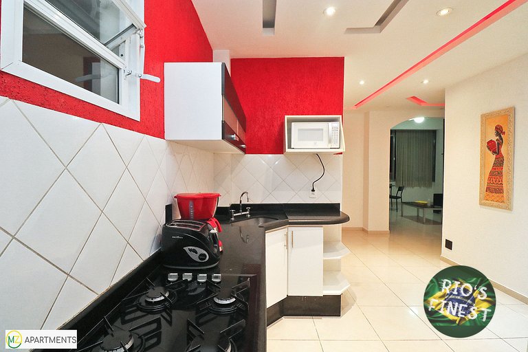 Apartamento temporada de 3 dormitorios cerca del mar en Río