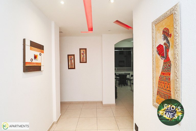 Apartamento temporada de 3 dormitorios cerca del mar en Río