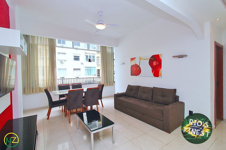 Apartamento temporada de 3 dormitorios cerca del mar en Río