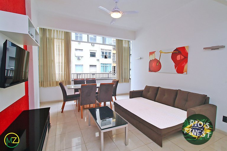 Apartamento temporada de 3 dormitorios cerca del mar en Río
