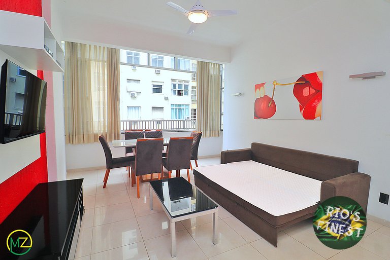 Apartamento temporada de 3 dormitorios cerca del mar en Río