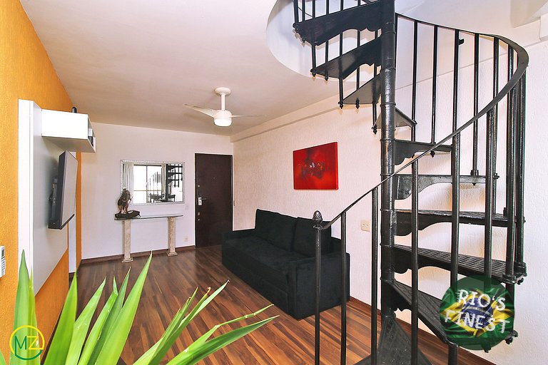 Copacabana Penthouse com Piscina y 2 dormitorios