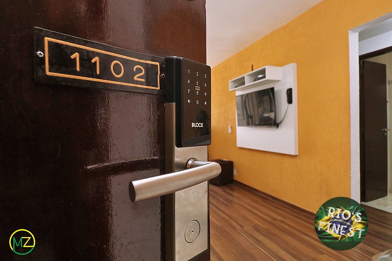 Copacabana Cobertura de 2 quartos com Piscina