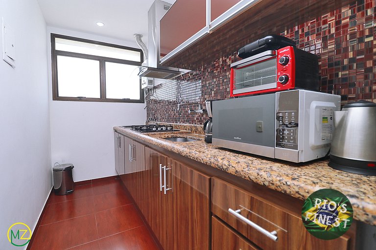 Copacabana Cobertura de 2 quartos com Piscina