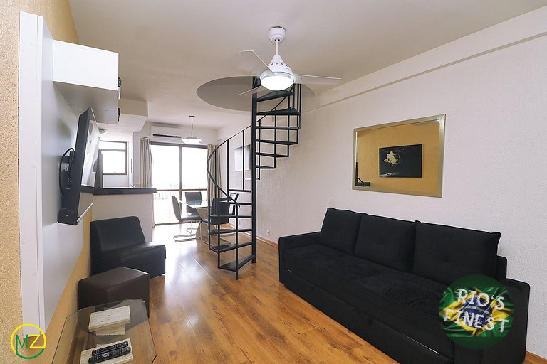 Cerca de Ipanema, Penthouse com Piscina en Copacabana