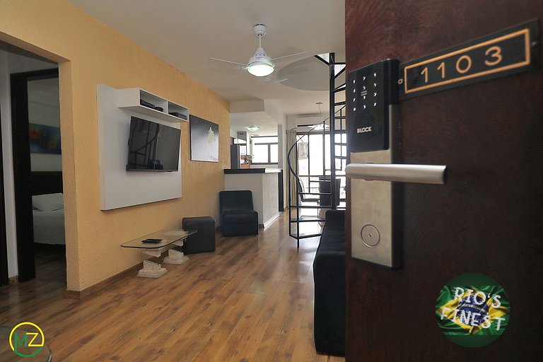 Cerca de Ipanema, Penthouse com Piscina en Copacabana