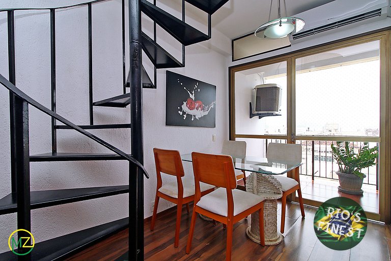 Penthouse amueblado con piscina en Río de Janeiro