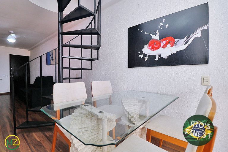 Penthouse amueblado con piscina en Río de Janeiro
