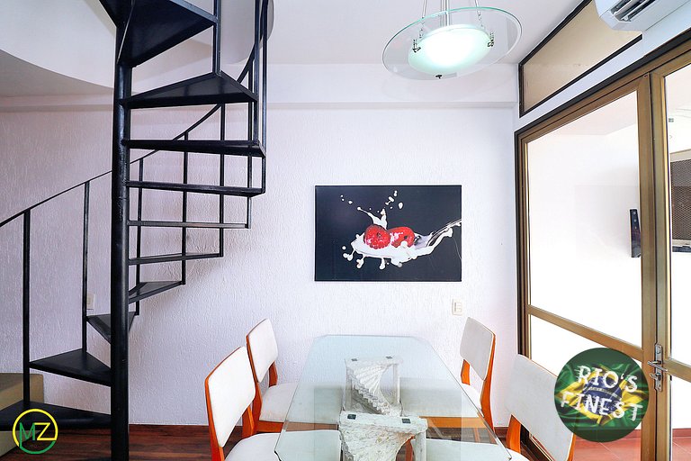 Penthouse amueblado con piscina en Río de Janeiro