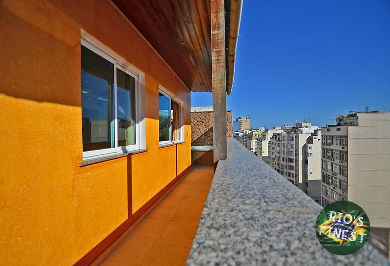 Cobertura de 3 quartos em Copacabana no Rio