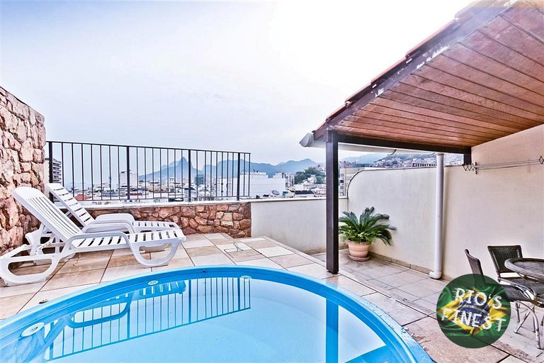 Copacabana Penthouse mit Pool und 2 Schlafzimmern