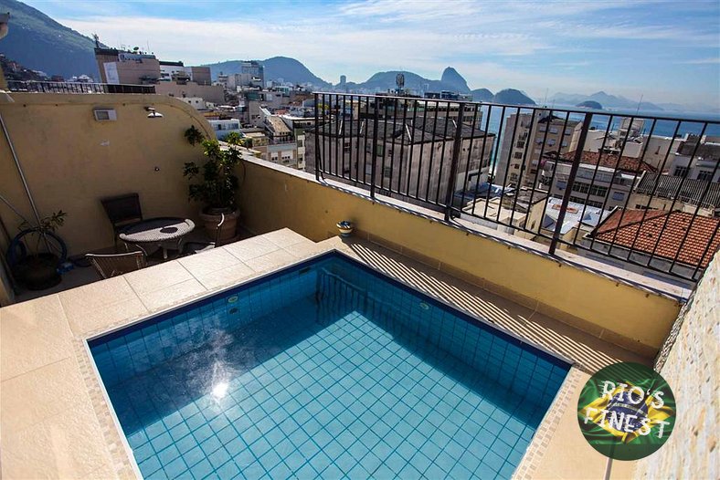 Furnished Penthouse Apartment with Pool in Rio de Janeiro